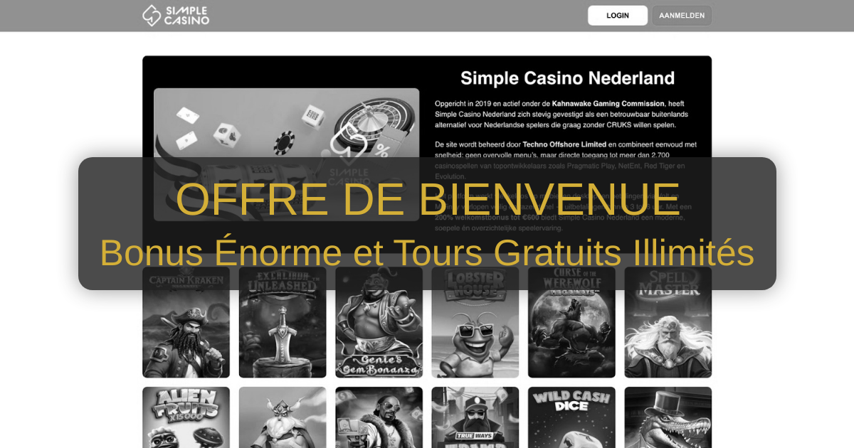 Casino Simple welcome bonus