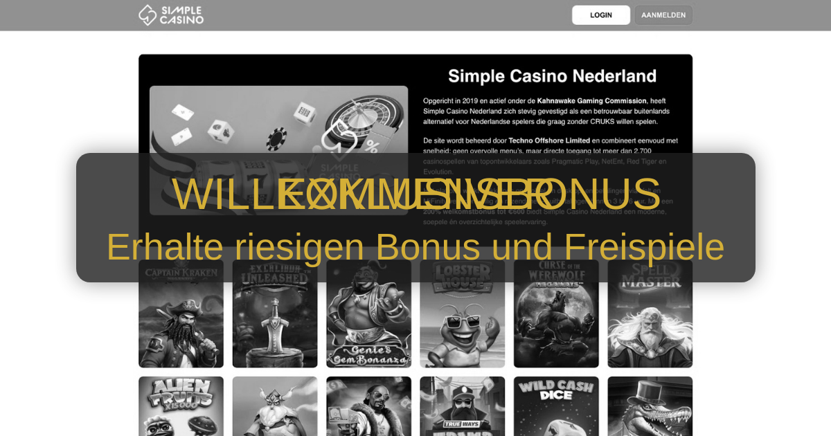 Casino Simple welcome bonus