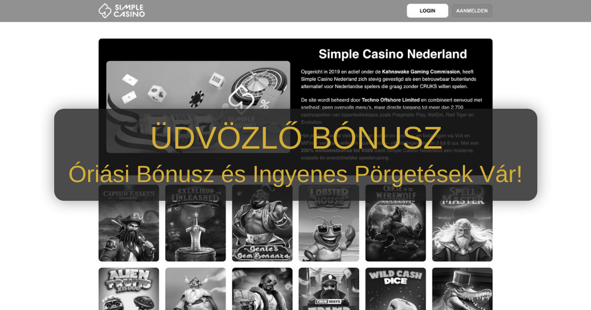 Casino Simple welcome bonus